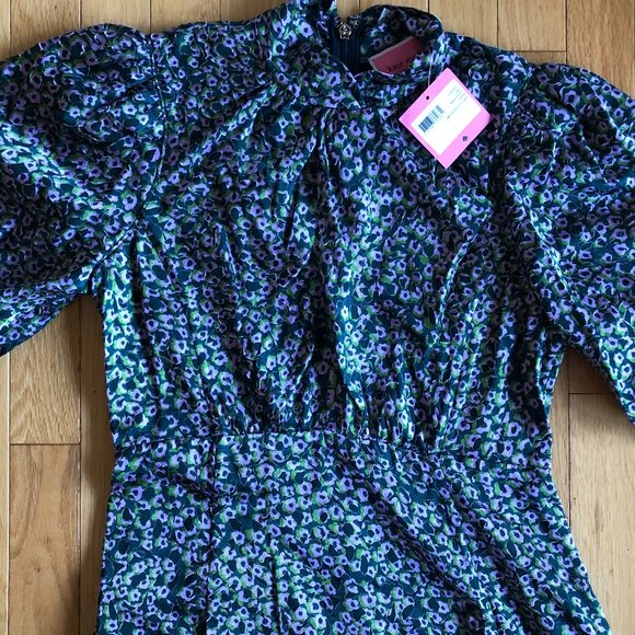Brand New Beautiful Kate Spade Flair Flora Devoré Mini Dress - Picture 12 of 16